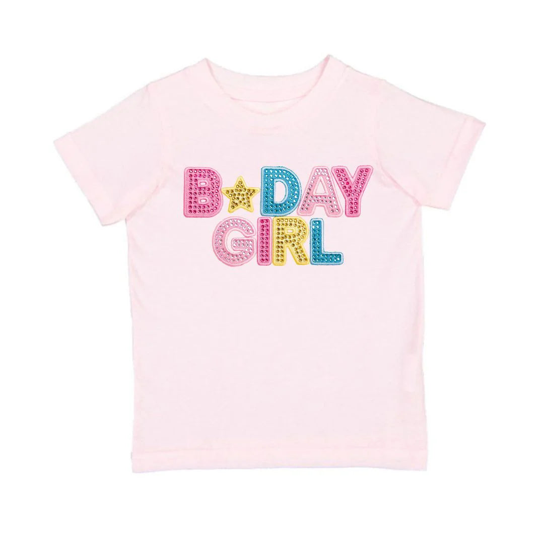 Birthday Girl | Rhinestone Patch T-Shirt
