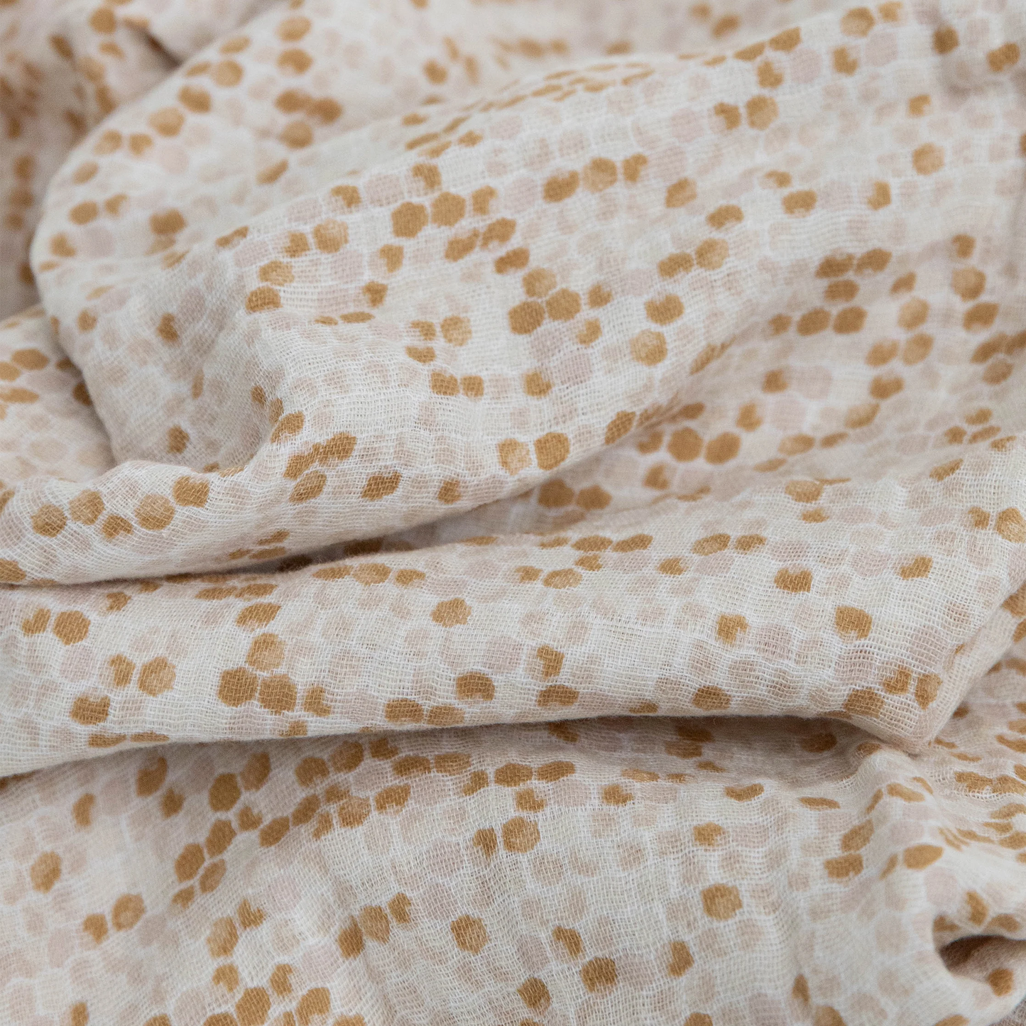 Honeycomb Cotton Muslin Swaddle Blanket