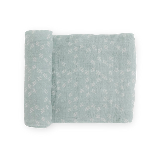 Misty Field Cotton Muslin Swaddle Blanket