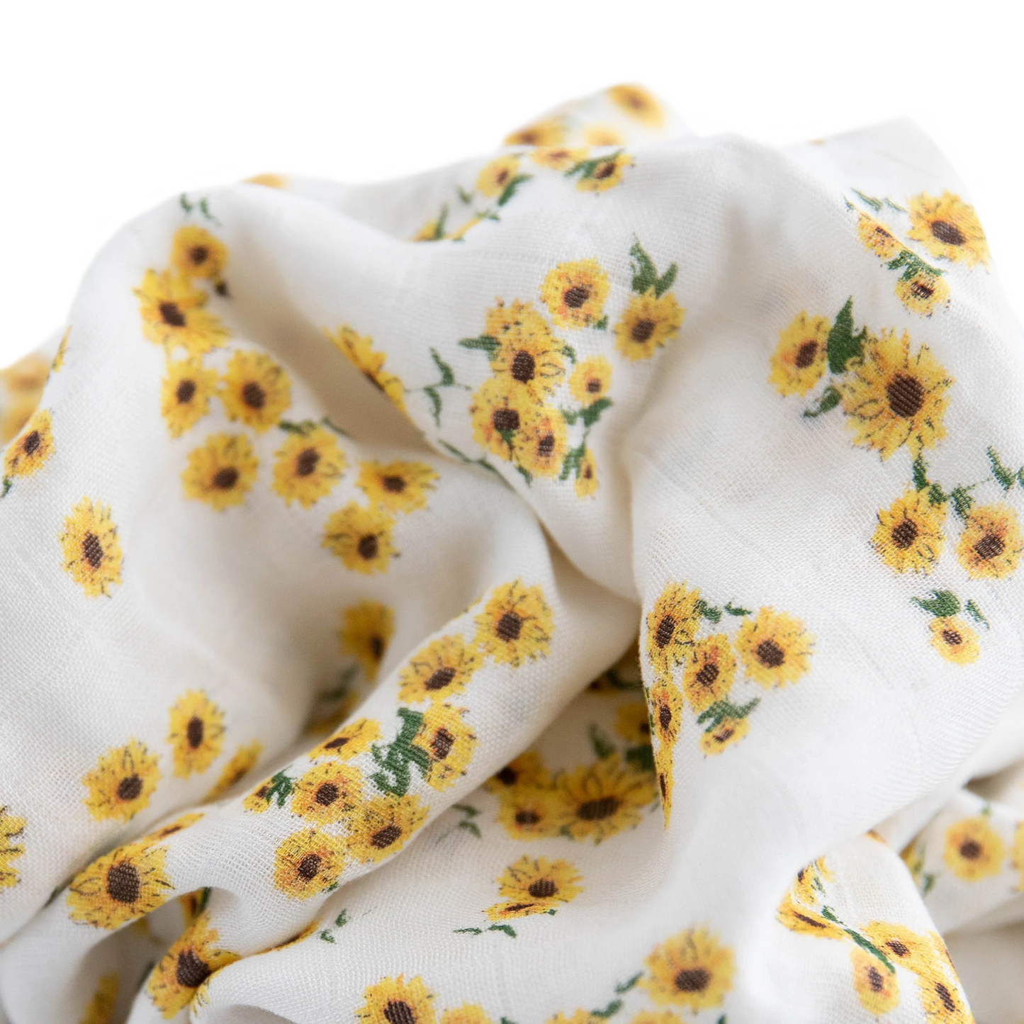 Ditsy Sunflower Deluxe Muslin Swaddle Blanket