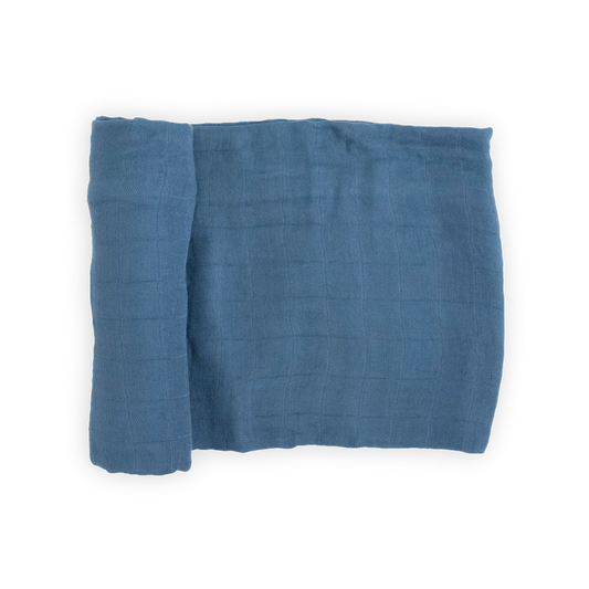 Blue Dusk Deluxe Muslin Swaddle Blanket