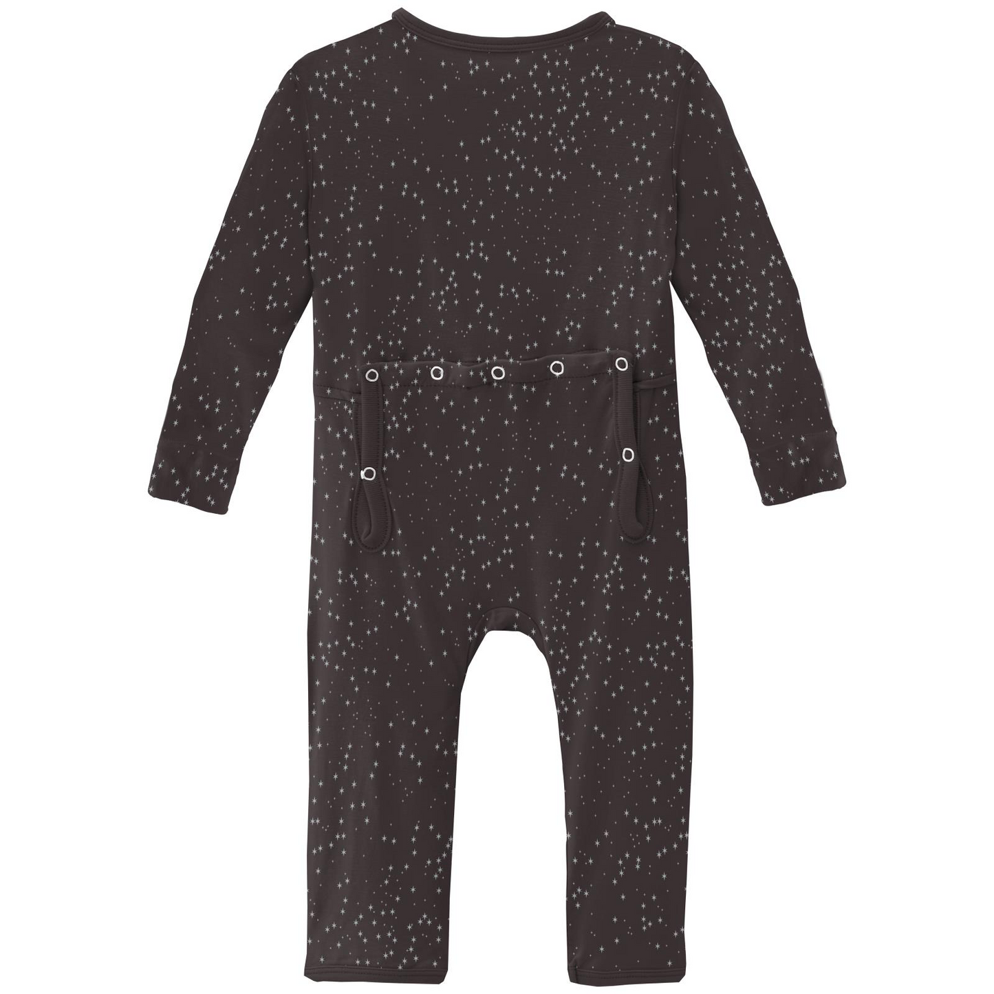 Midnight Foil Constellations Print Coverall with 2 Way Zipper
