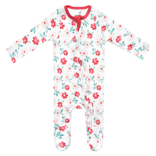 Noel | zip up footie