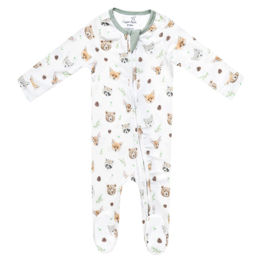 Wilder | zip-up footie