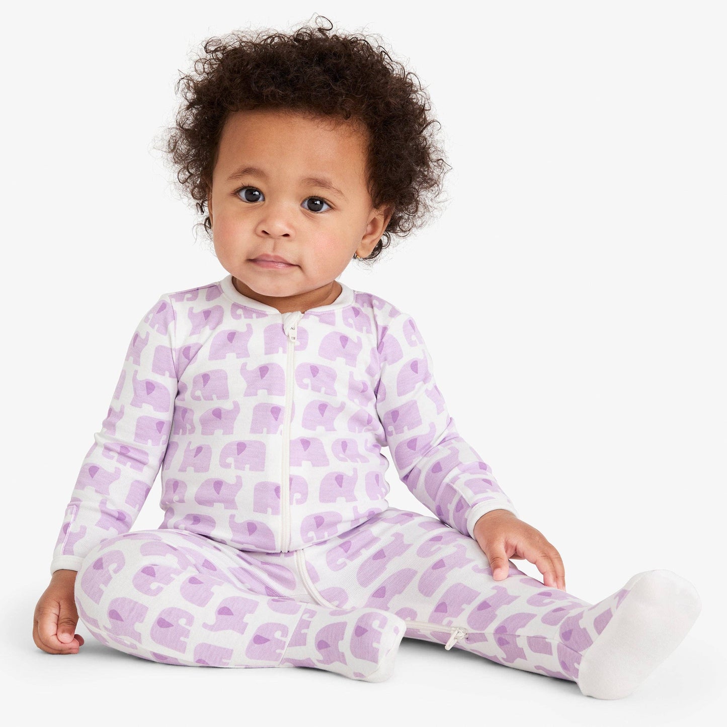 Organic Animal Friends Zip Footie