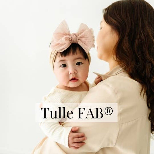 Tulle FAB® | nylon headband w/ tulle bow