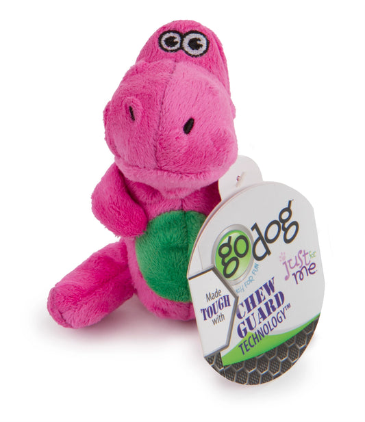 Godog Mini Dinos T-Rex Squeaky Dog Toy