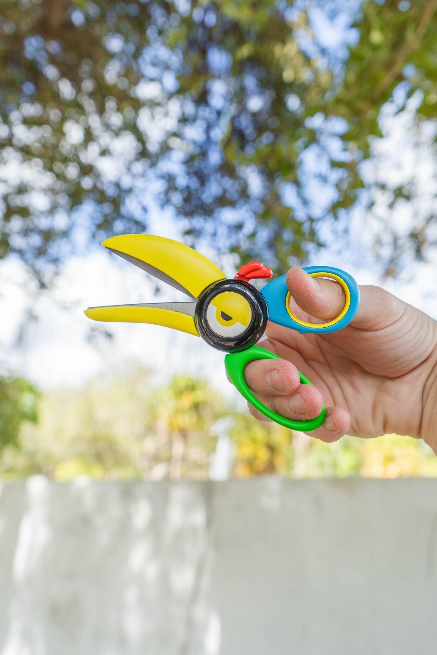 Kids' Scissors w/ Safety Lock Eyelid - Toucan - "Snippy"