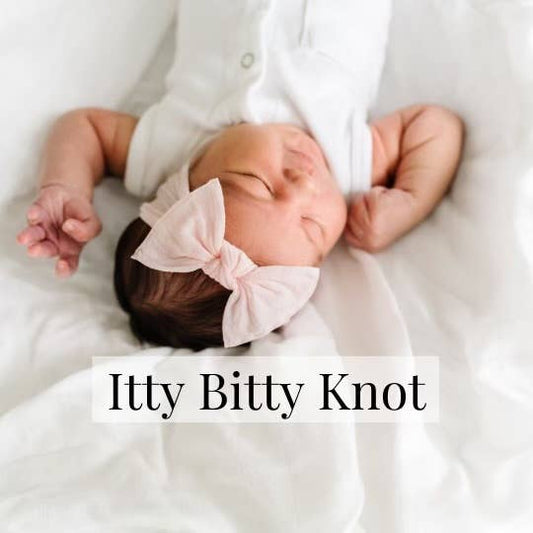 Itty Bitty Knot | soft nylon bow headband