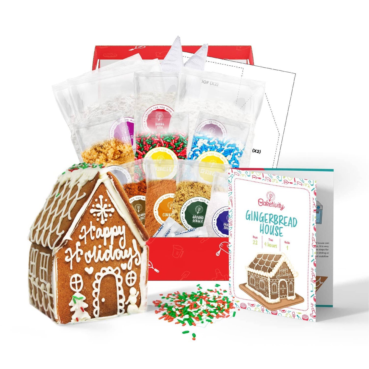 Holiday Gingerbread House Baking Kit