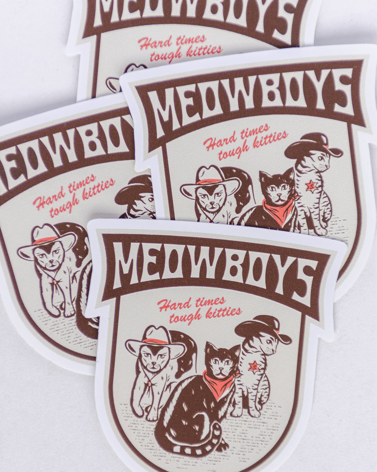 Meowboys Sticker