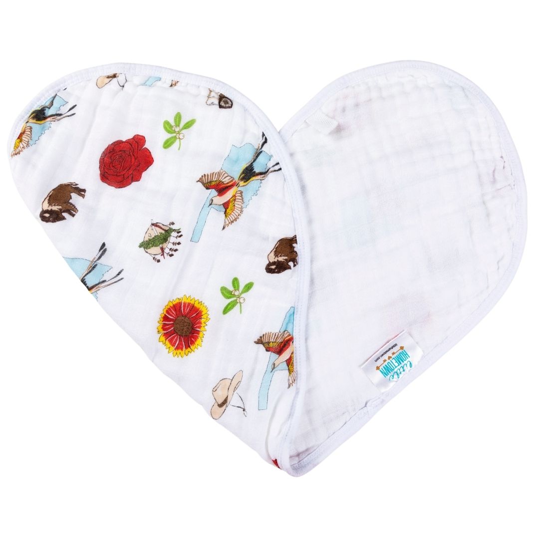 Oklahoma Burp Cloth & Bib Combo