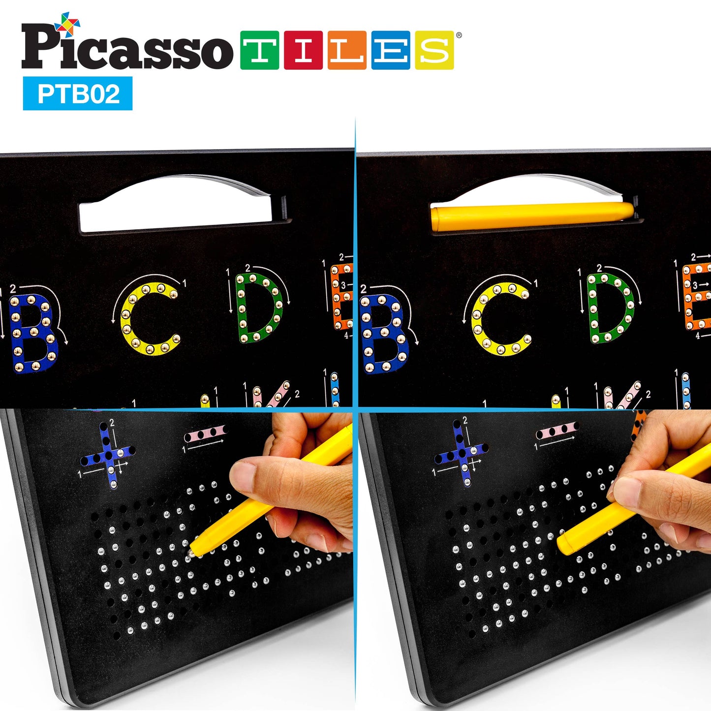 Alphabet and Number Magnetic Double-Sided Drawing Board