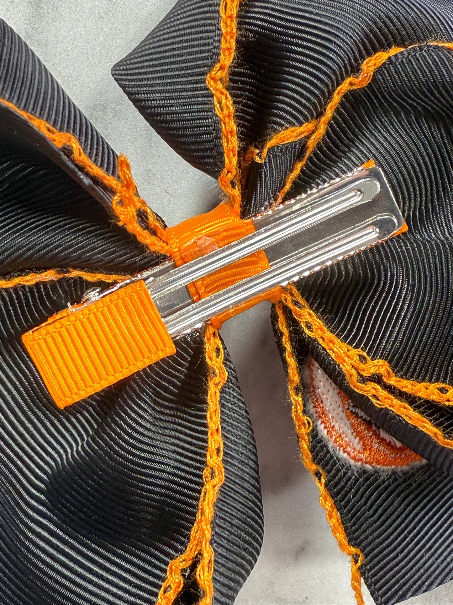 Jack-o-Latern | Moonstitch Hair Bow