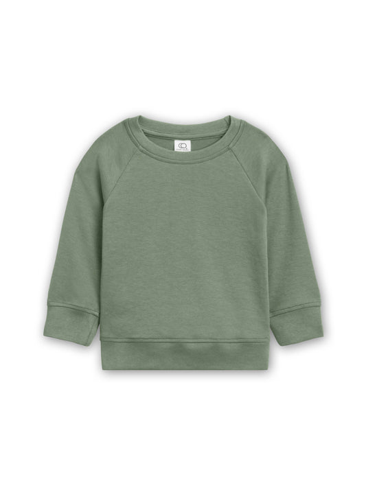 Organic Baby and Kids Portland Pullover - Thyme