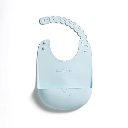 Portable Roll & Lock Silicone Bib