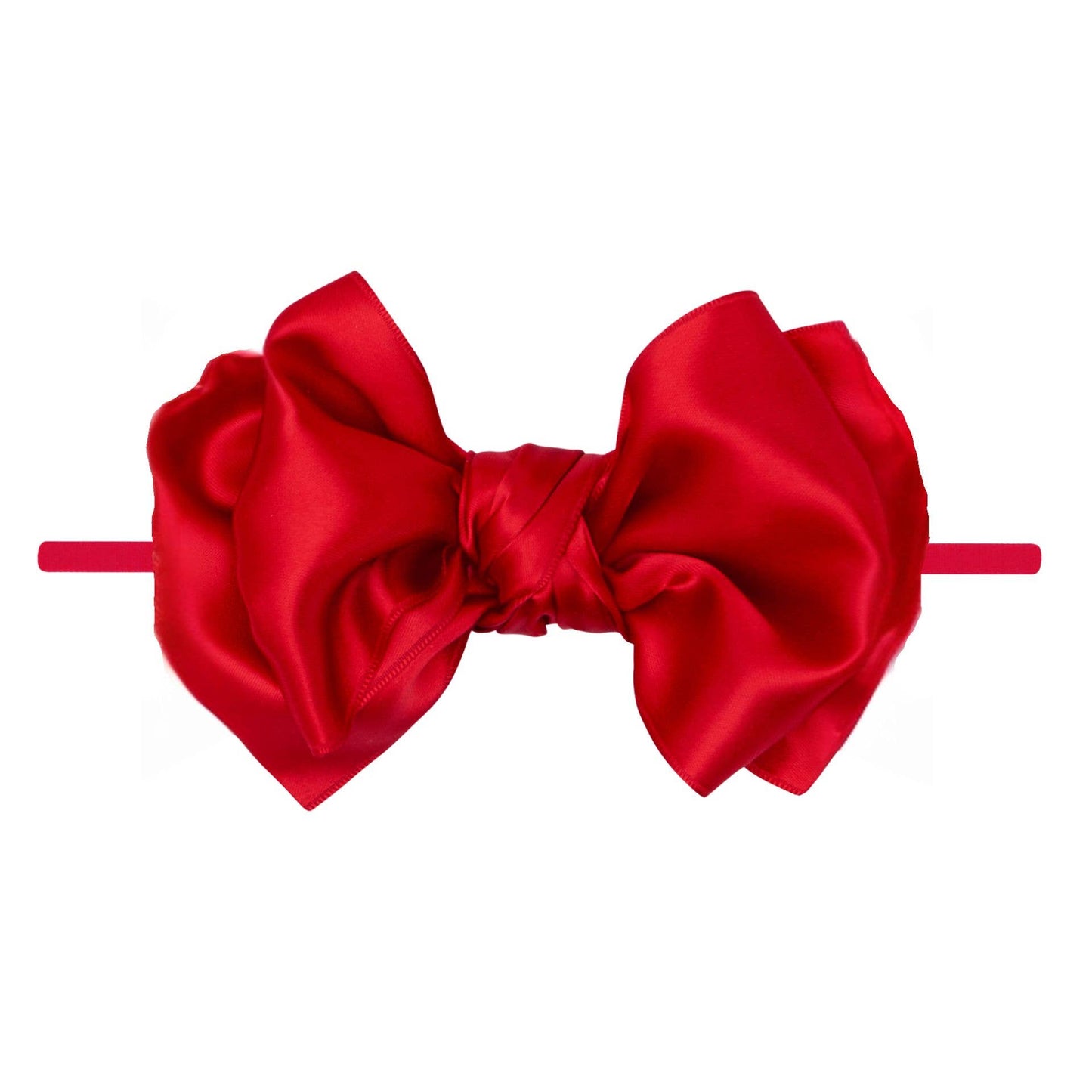 Satin FAB® Skinny | nylon headband with satin bow