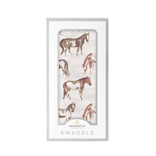 Wild Horses - Bamboo Swaddle