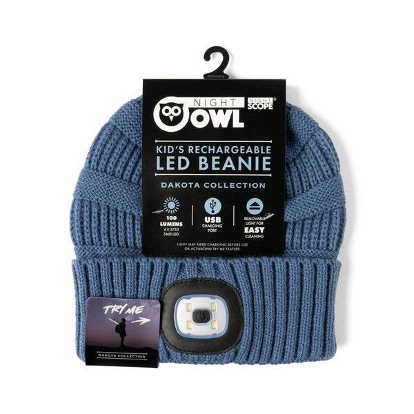 Night Scope Kid's Dakota Rechargeable LED Beanie
