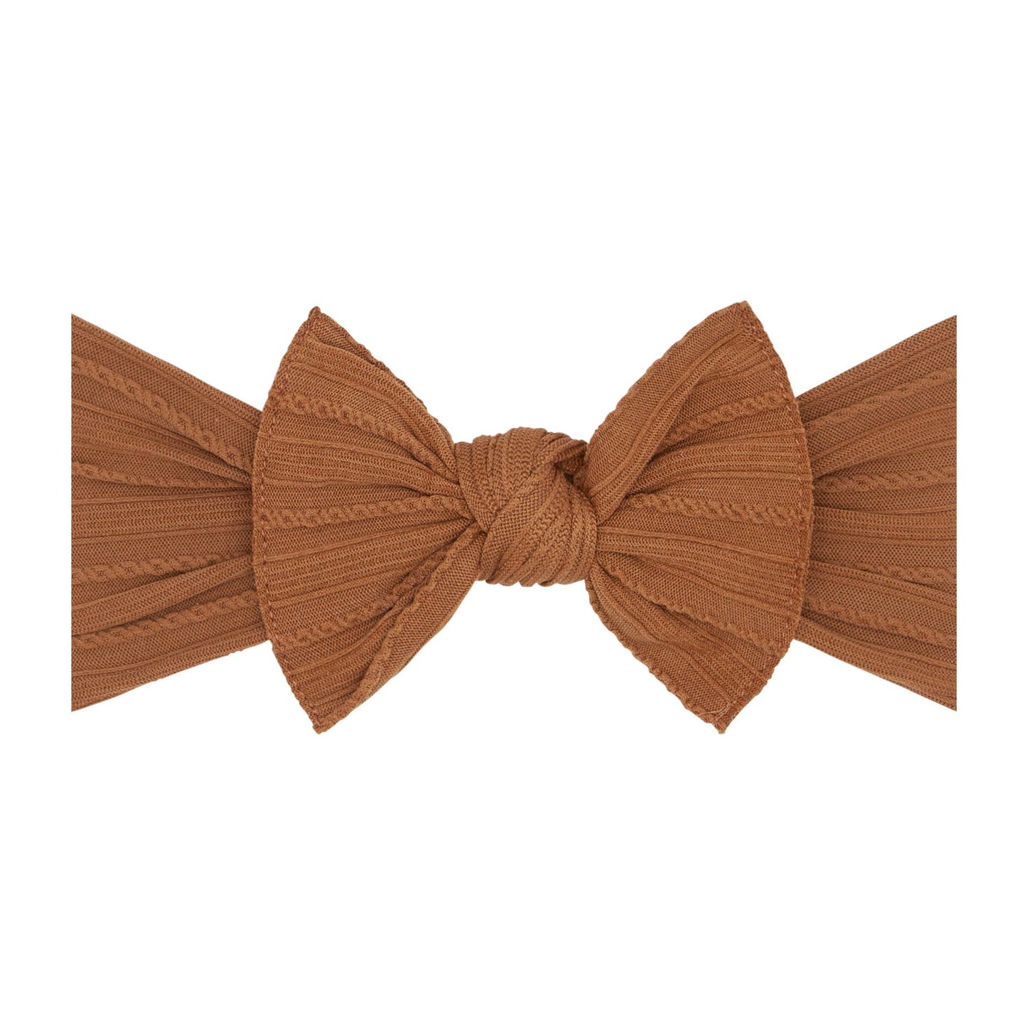 Cable Knit Classic Knot | soft nylon headband