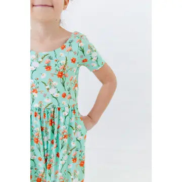 Sweet Pickings Meadow Floral Bamboo Leggy Romper