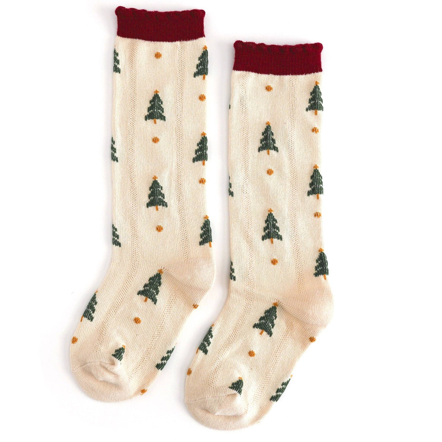 Tree Farm | Scalloped Knee Socks