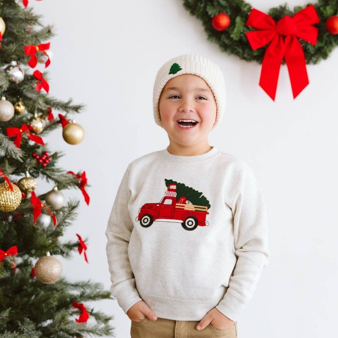 Tree Patch Christmas Beanie | Boys