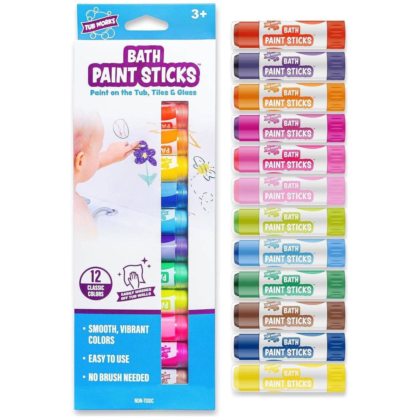 Tub Works® Bath Paint Sticks™
