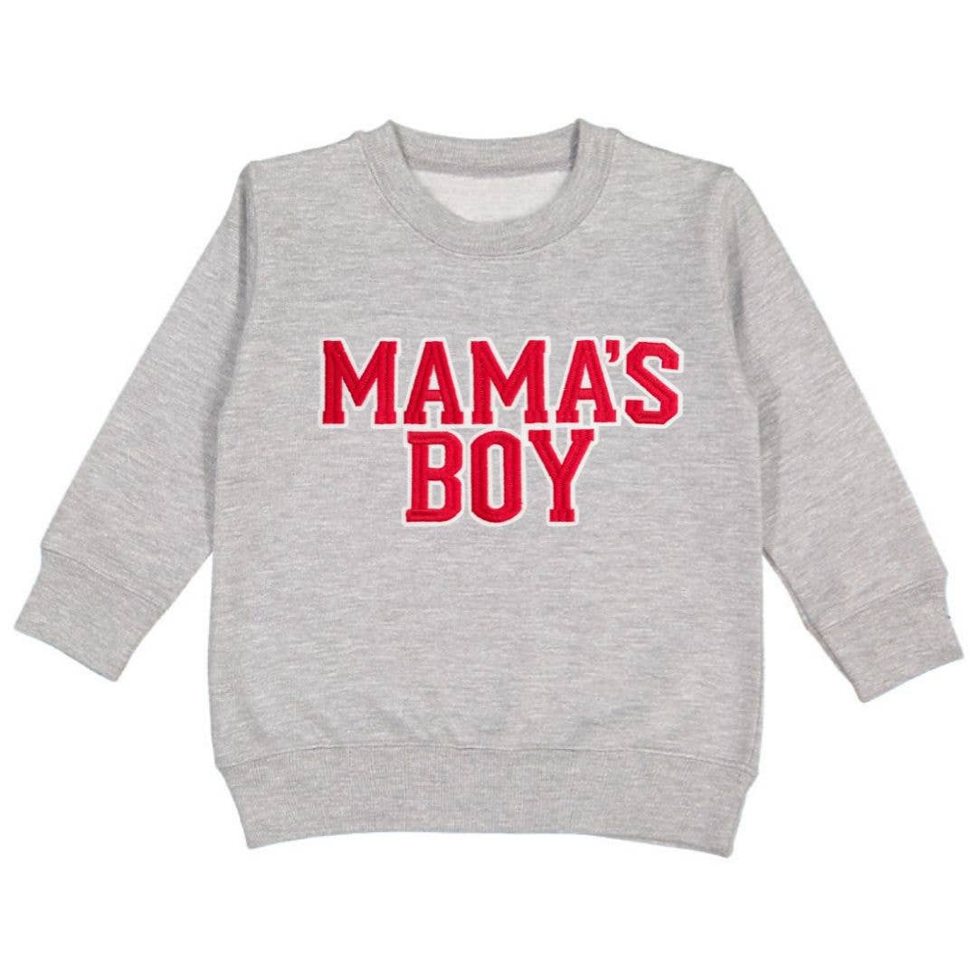 Mama's Boy | Varsity Patch Sweatshirt