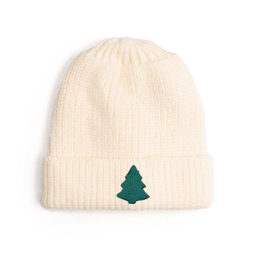 Tree Patch Christmas Beanie | Boys