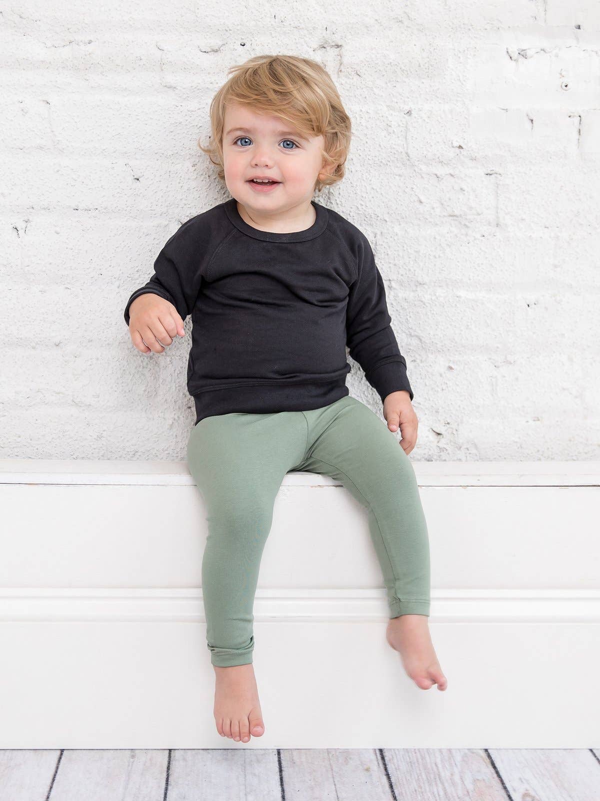 Organic Baby Unisex Brooklyn Pullover - Black