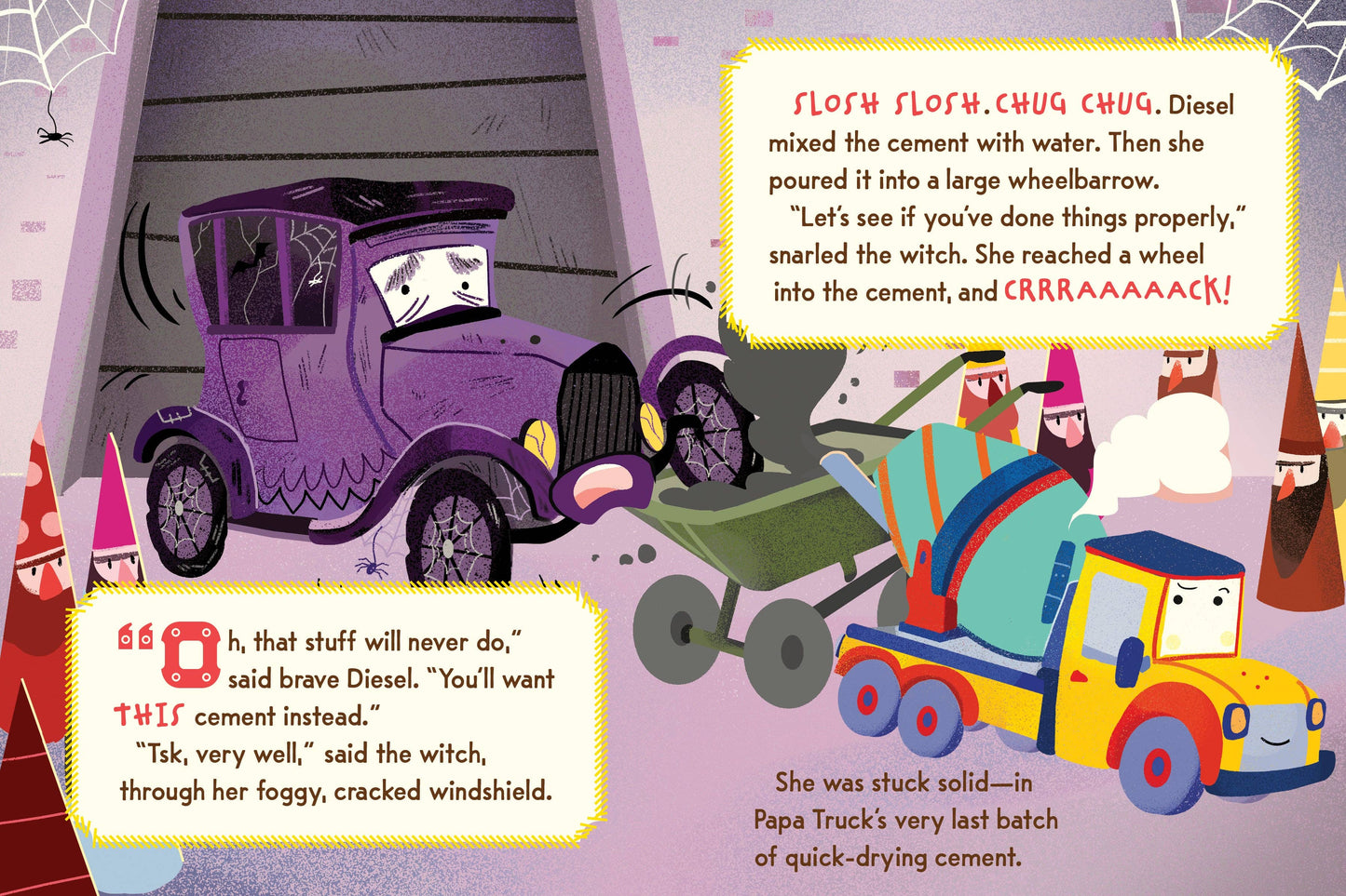 Hansel and Diesel and the Witch's Factory (Board Book)