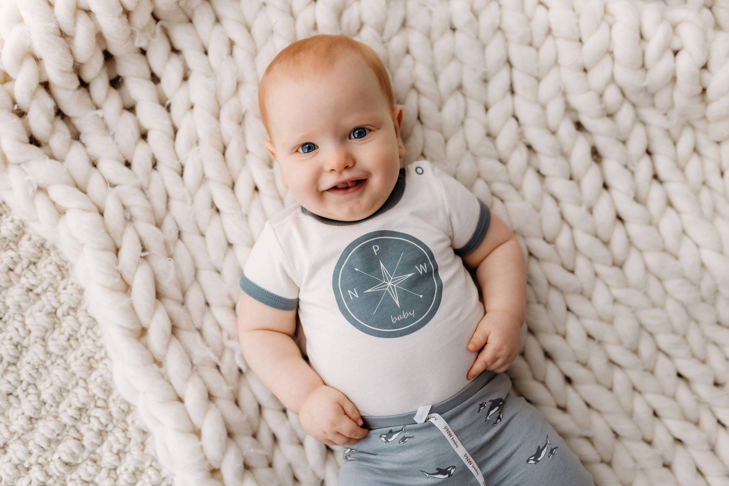 PNW Baby Pant- Orcas