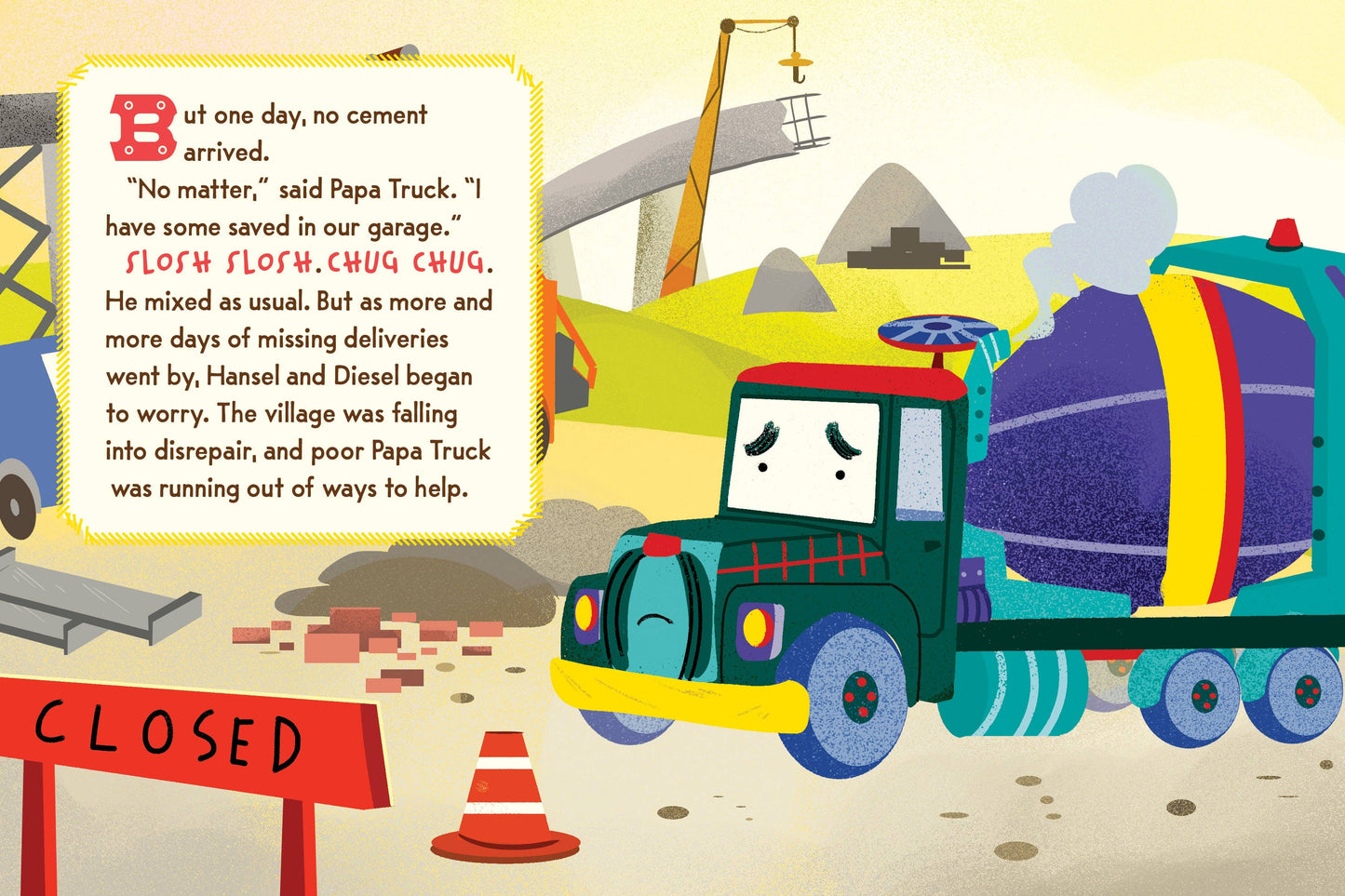 Hansel and Diesel and the Witch's Factory (Board Book)
