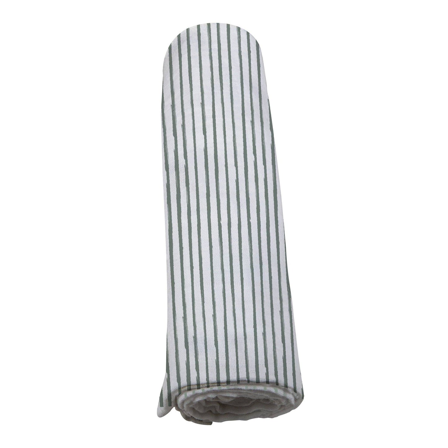 Sage Green Stripe - Bamboo Swaddle