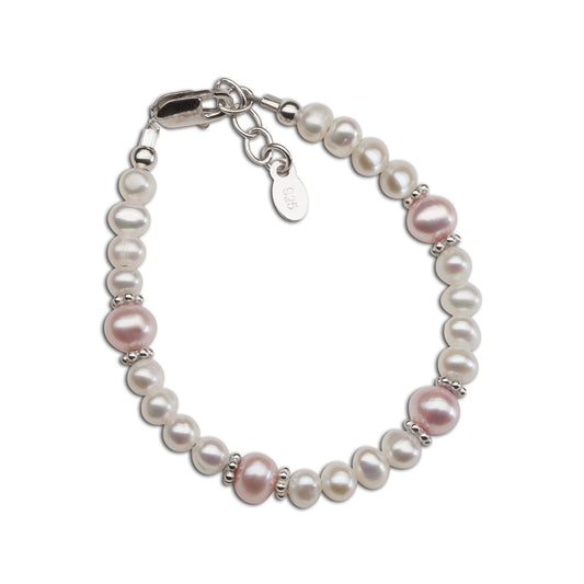 Addie - Sterling Silver Pearl Bracelet