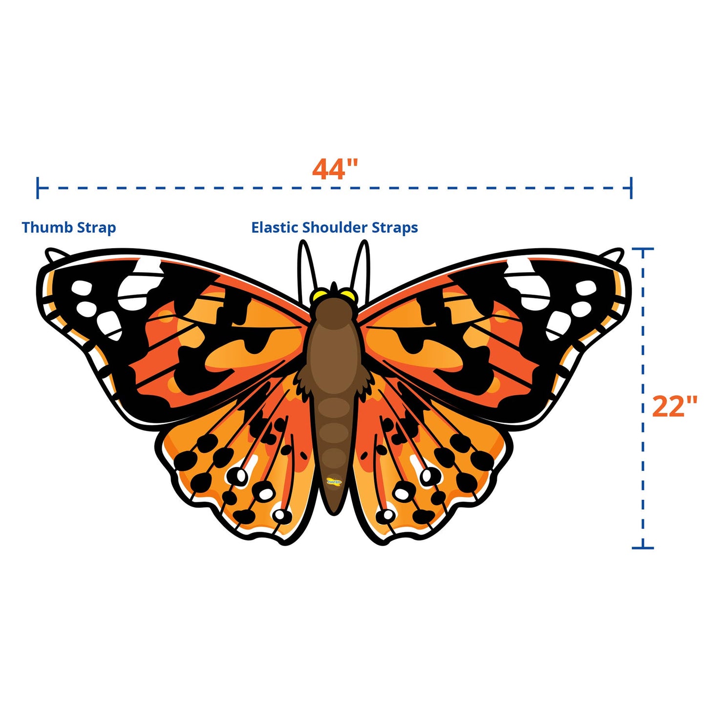 DRESS-UP BUTTERFLY WINGS- PAINTED LADY