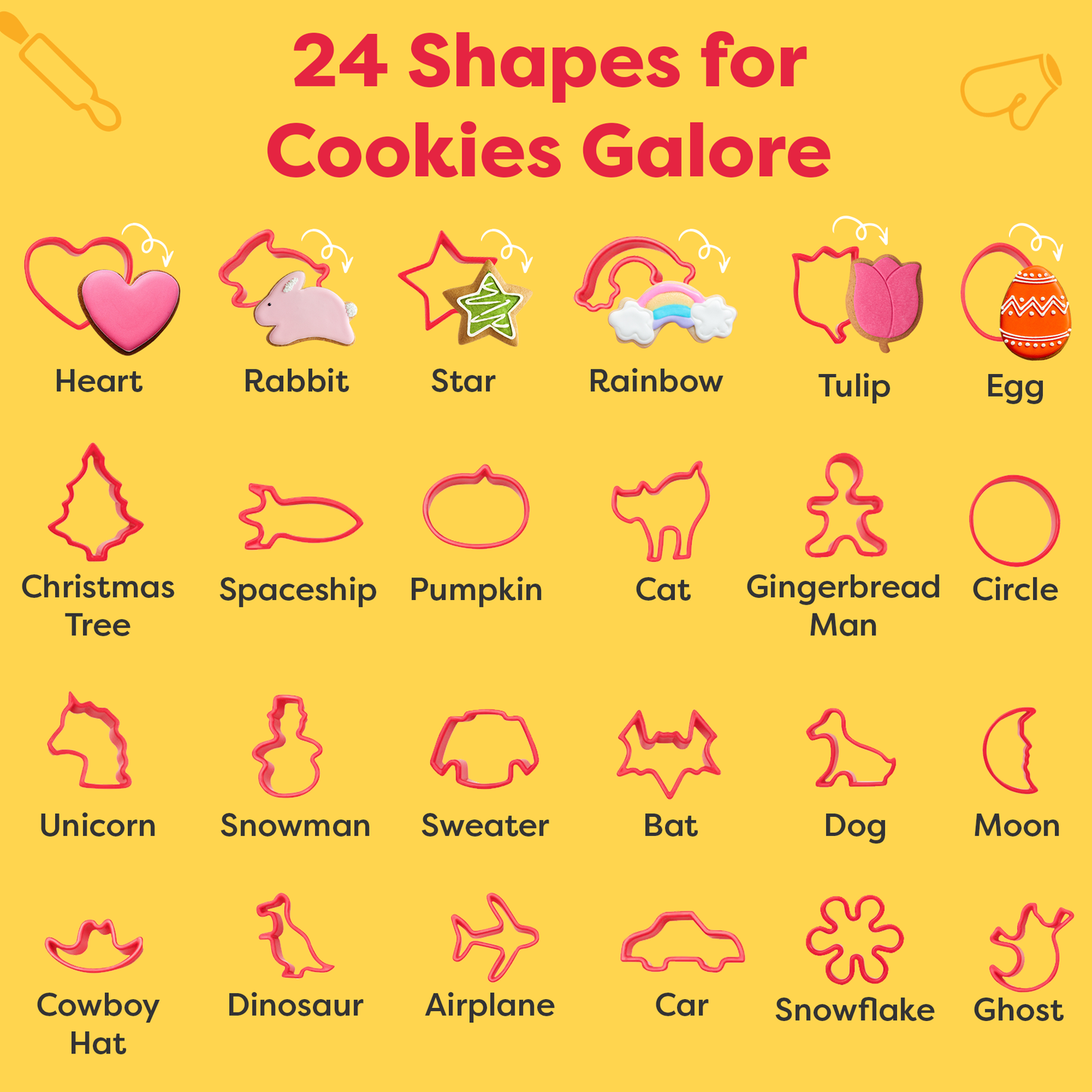 Baketivity | Cookie Cutter Set