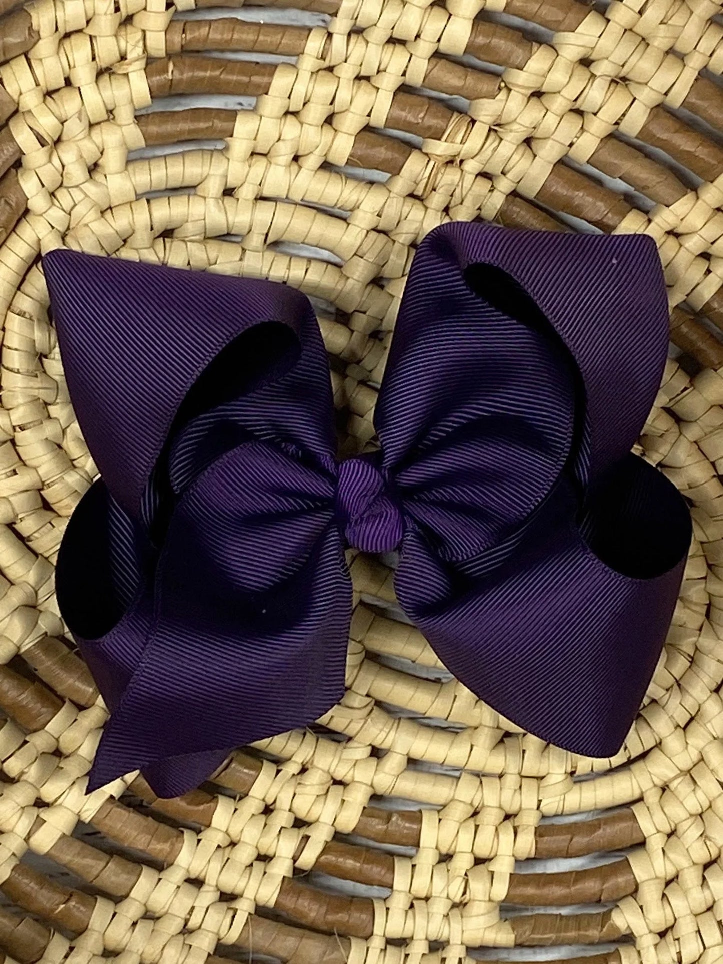 Classic Grosgrain Hair Bow Clip| 4.5"