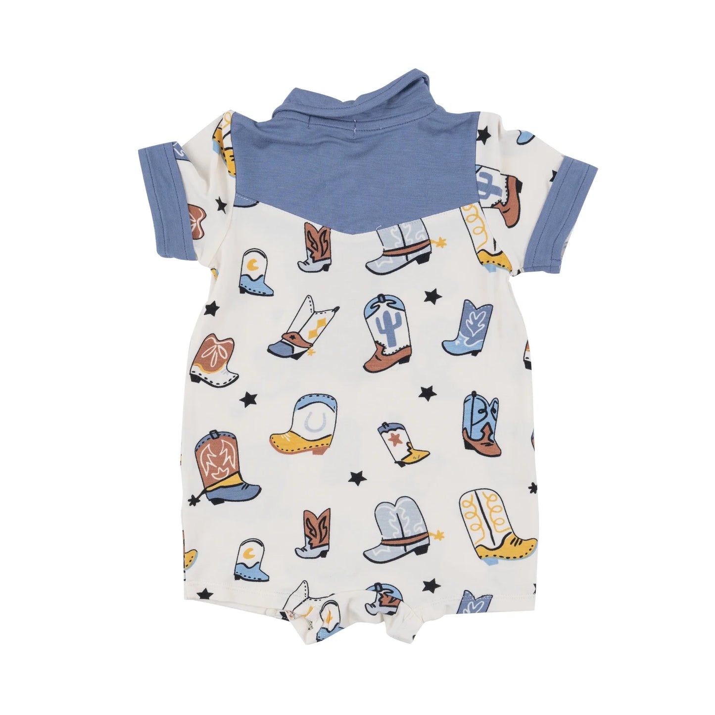 Boots Blue Cowboy Shortie