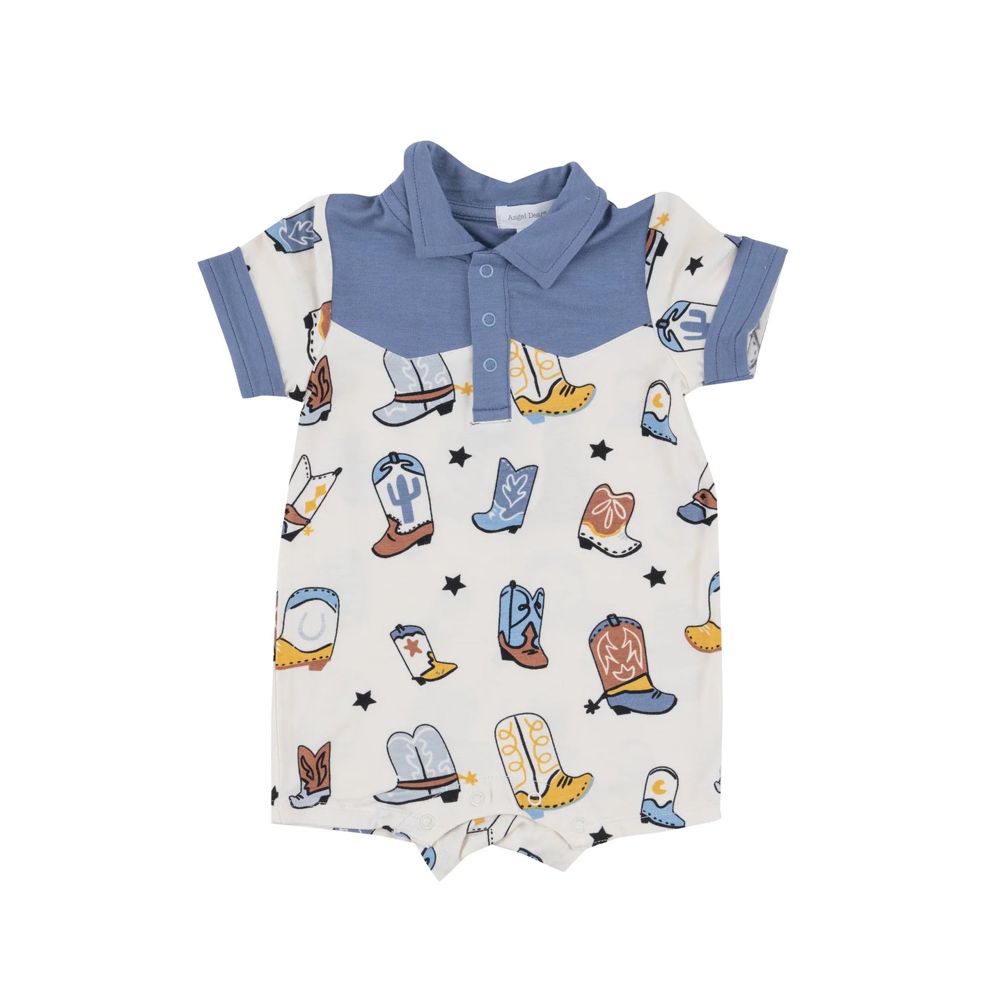 Boots Blue Cowboy Shortie