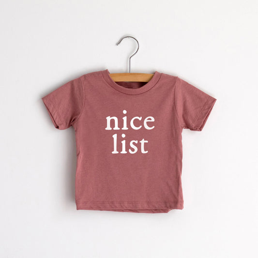 Nice List | Baby & Kids Christmas Tee