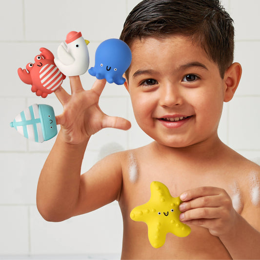 Nautical Itzy Bitzy Puppets™ - Bath + Storytelling Toys