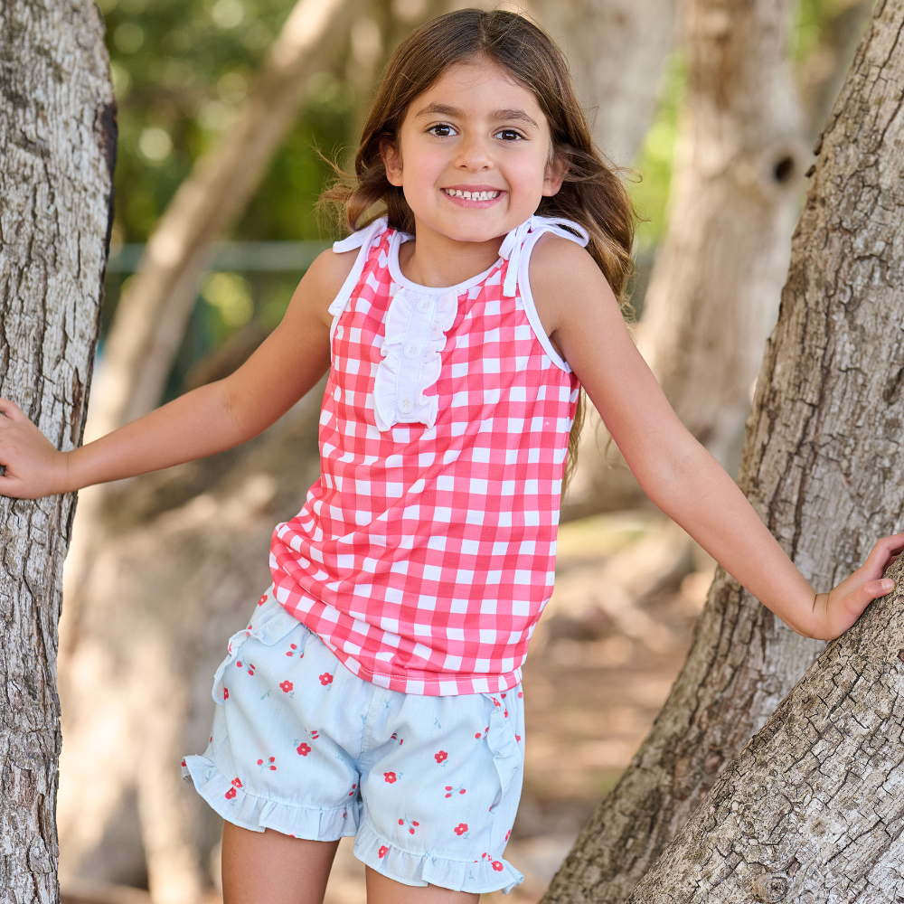 Girls Spring/Summer Ruffle Shorts | Ditsy Floral