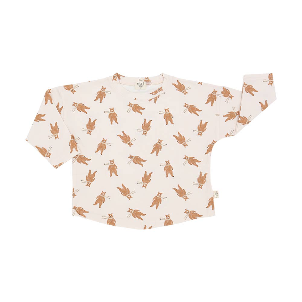 Bear-y Cute Long Sleeve Tee  | Gender-Neutral