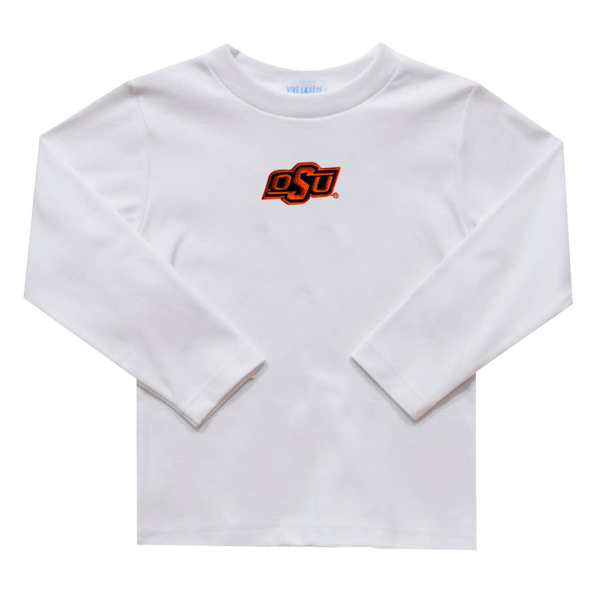 Oklahoma State Cowboys Embroidered White Knit Long Sleeve Bo