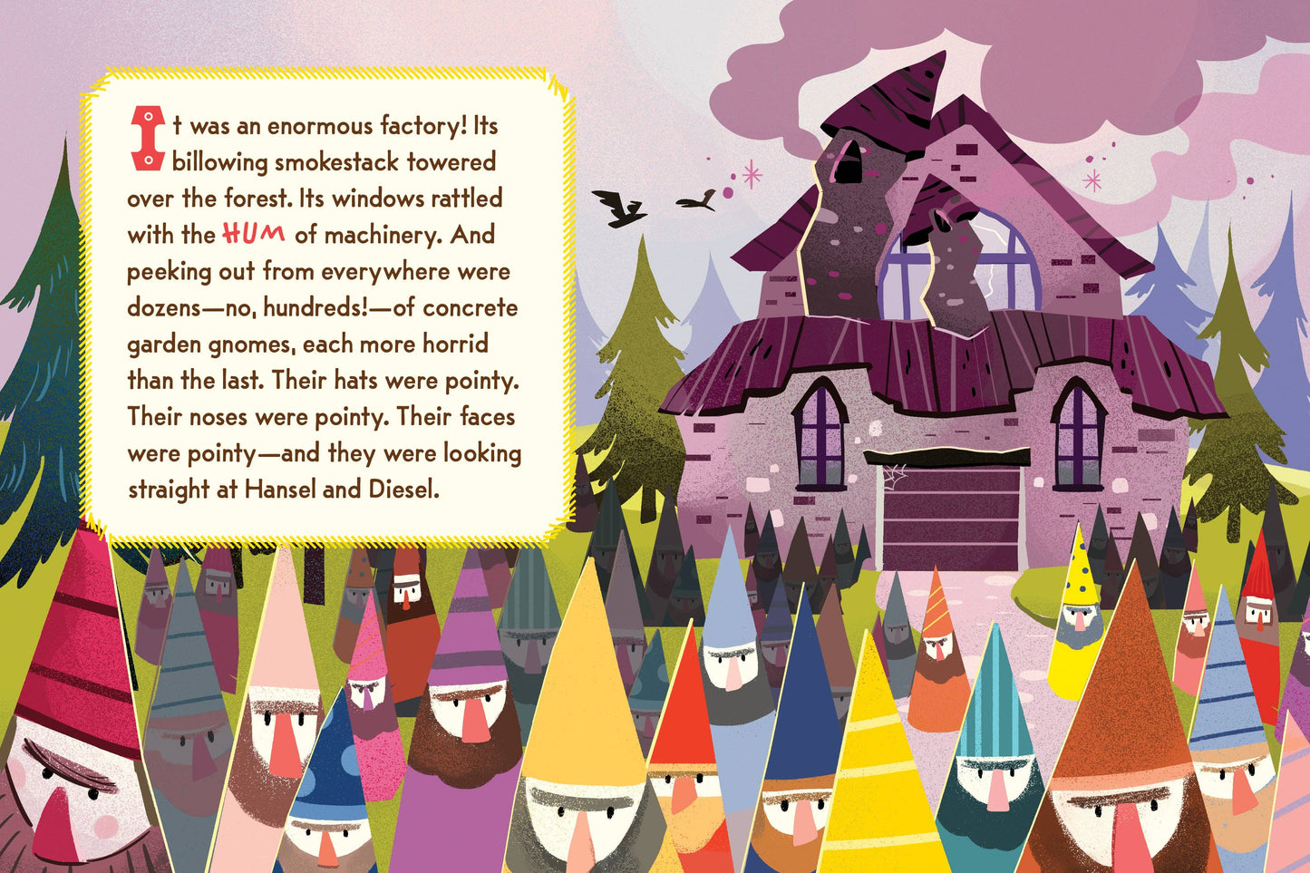 Hansel and Diesel and the Witch's Factory (Board Book)