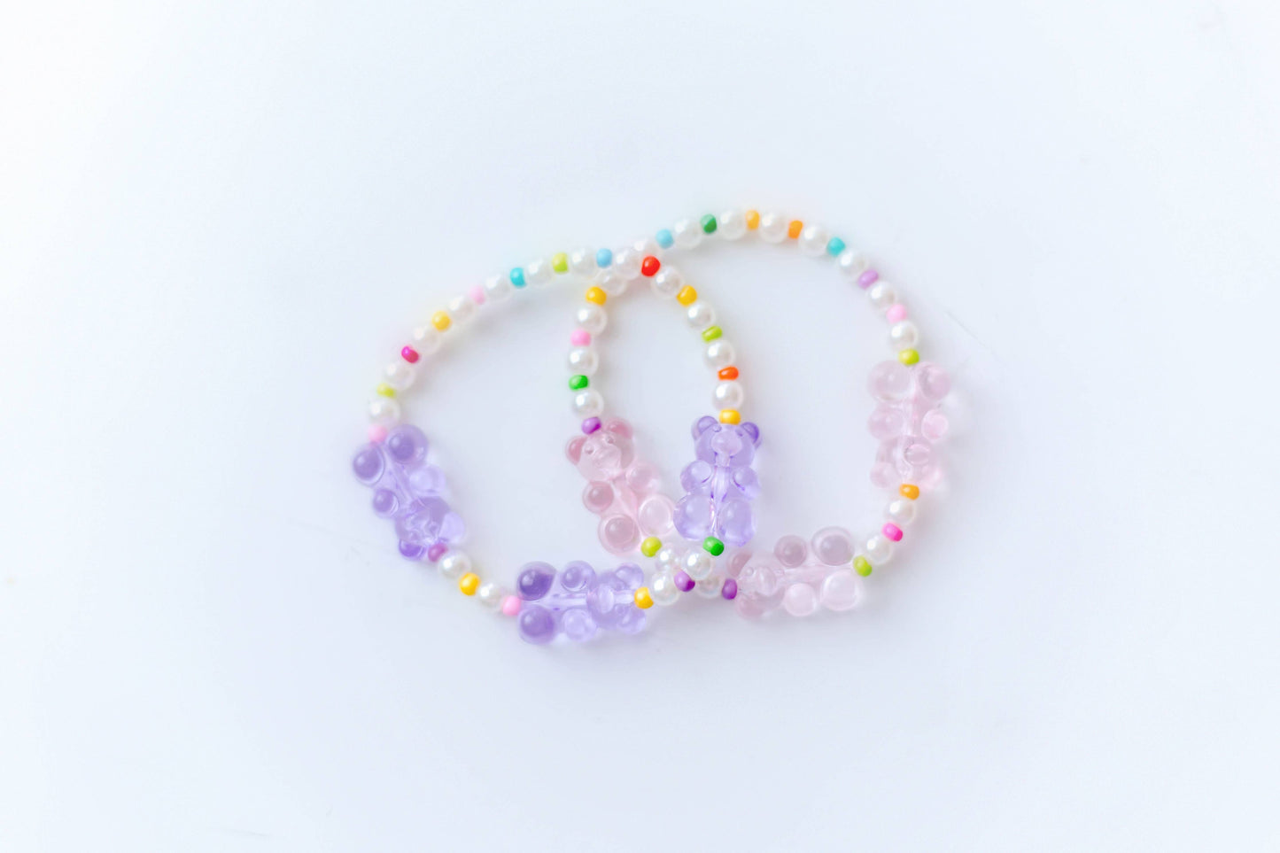 Gummy Bear Stretch Bracelet - Purple