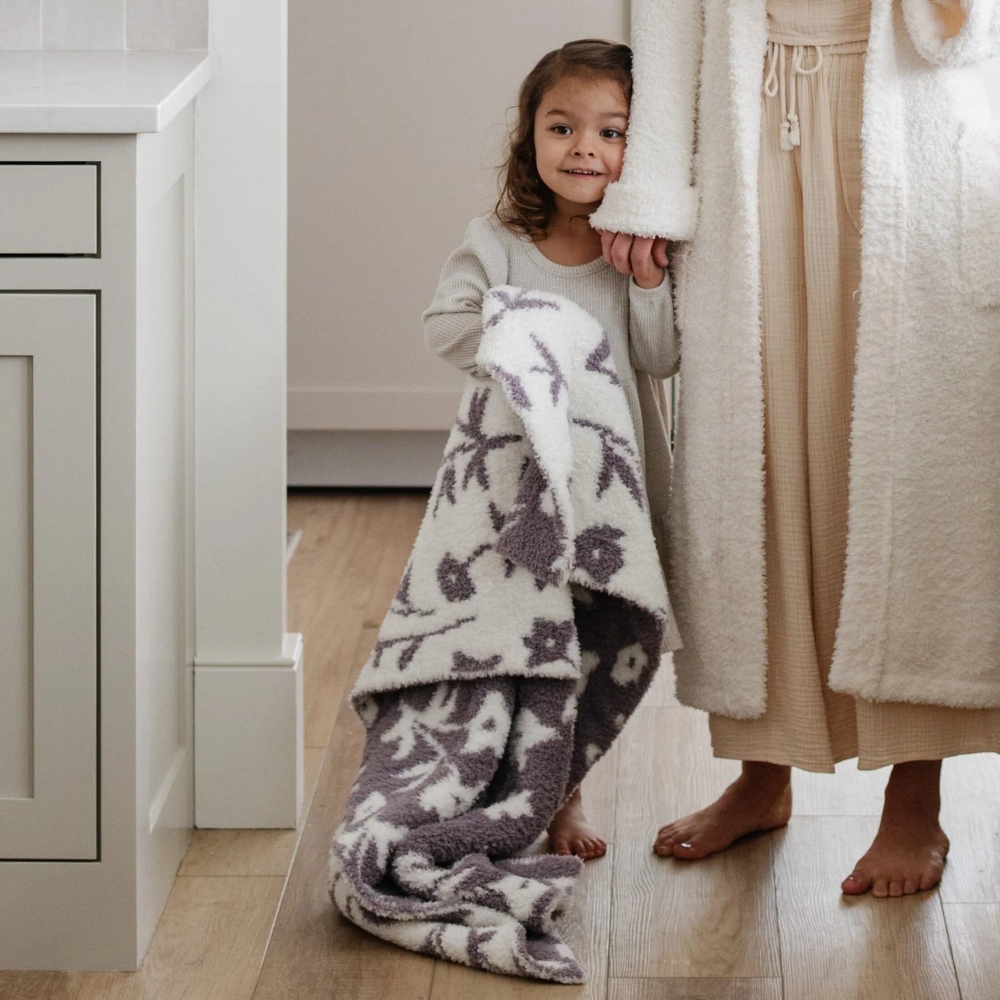 Pansy Double-Layer Bamboni Toddler Blanket