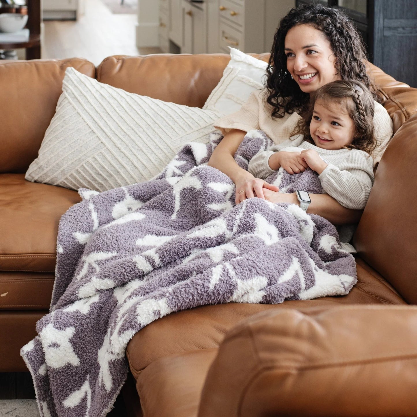 Pansy Double-Layer Bamboni Toddler Blanket
